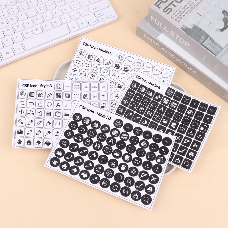 Csp Paint Shortcut Icon Keyboard Sticker Clip Studio Paint Tablet Keyboard Sticker Paint Shortcut Icon Keyboard Sticker
