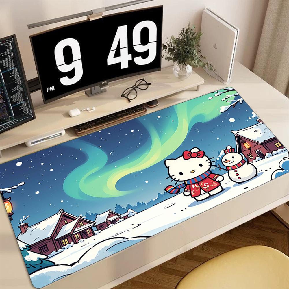 1Pc Hello Kitty Cute Chicks Garden Print Mouse Pad 2Mm Thick Rubber Base Perfect Bedroomofficegame Room Ideal Gift Computer Keyboard Enthusiasts Print