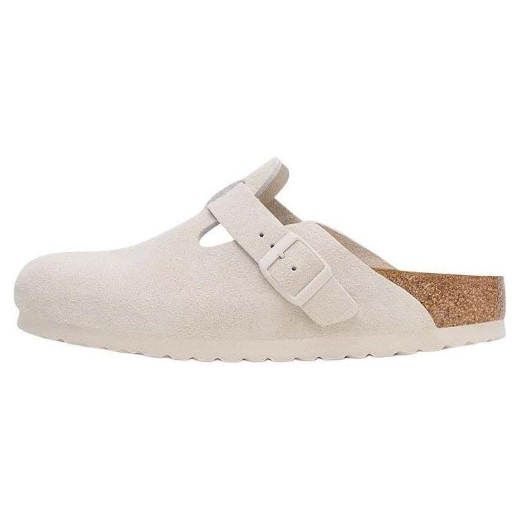Бостон Birkenstock Мягкая стелька Замша Узкая Античный белый 1027693 36