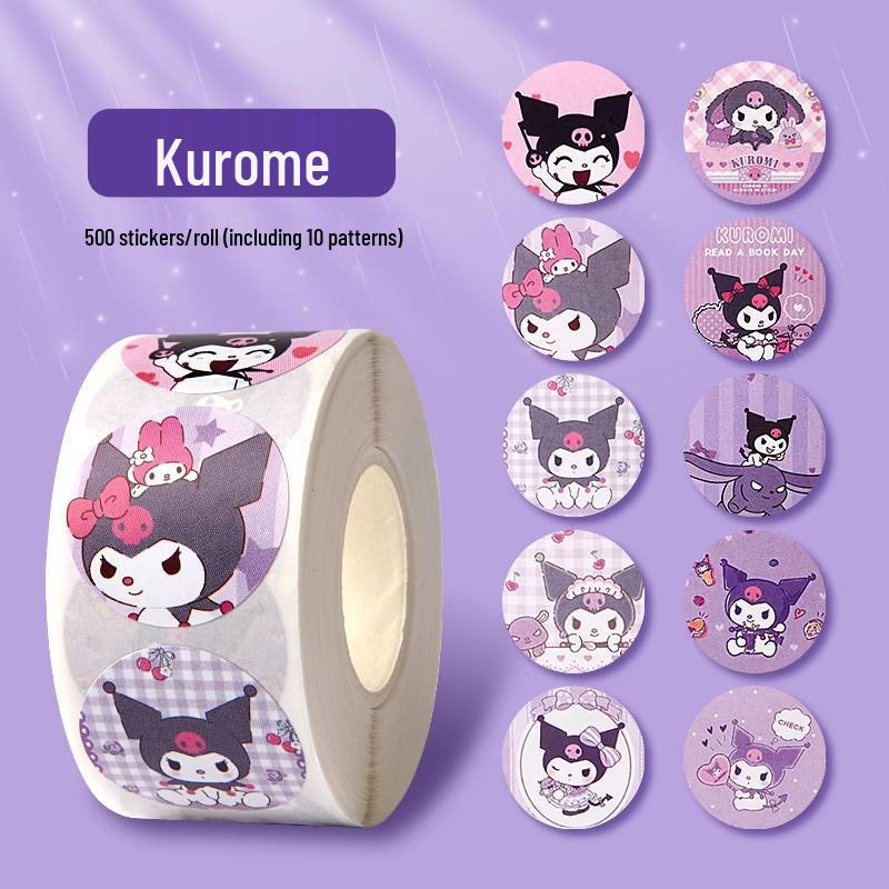 Kuromi Girl Stickers: Cartoon Diary & Planner Stickers for Kids, Elementary, & Kindergarten Rewards