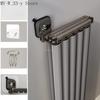 Tenda da Doccia Impermeabile Pieghevole con Ventose Senza Foratura per Separazione Bagno Separazione Bagnato e Asciutto Tenda in EVA