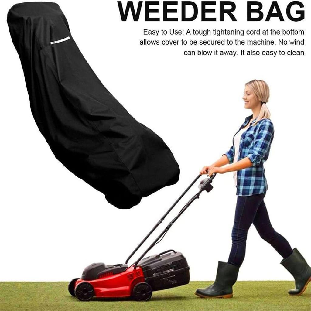 Universal Lawn Mower Cover With Storage Bag Heavy Duty 210D Oxford Cloth Cover Keep Your Grass Trimming Machine Safe