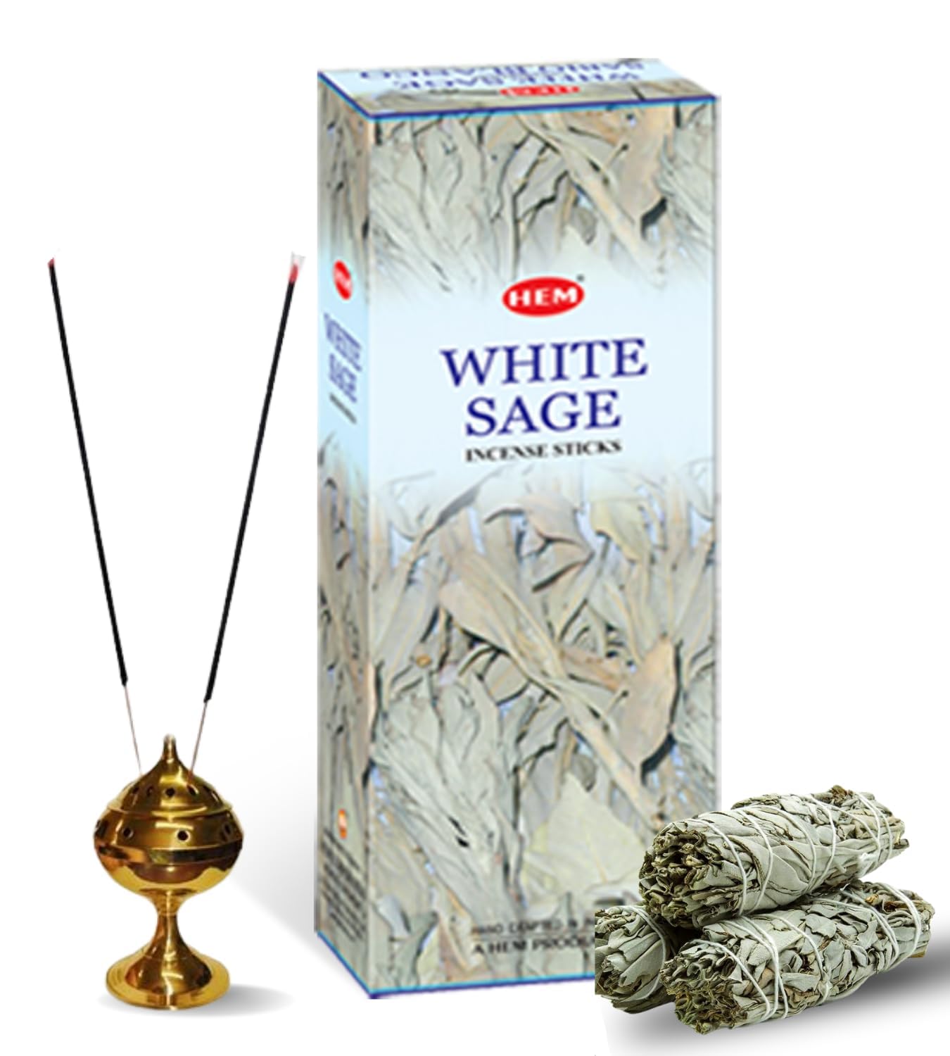 

Набір з 6 паличкових паличок HEM HEM White Sage WHITESAGE