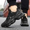 Sports men's shoes autumn new mesh breathable running shoes men's fashion casual versatile thick sole heightening dad shoes men