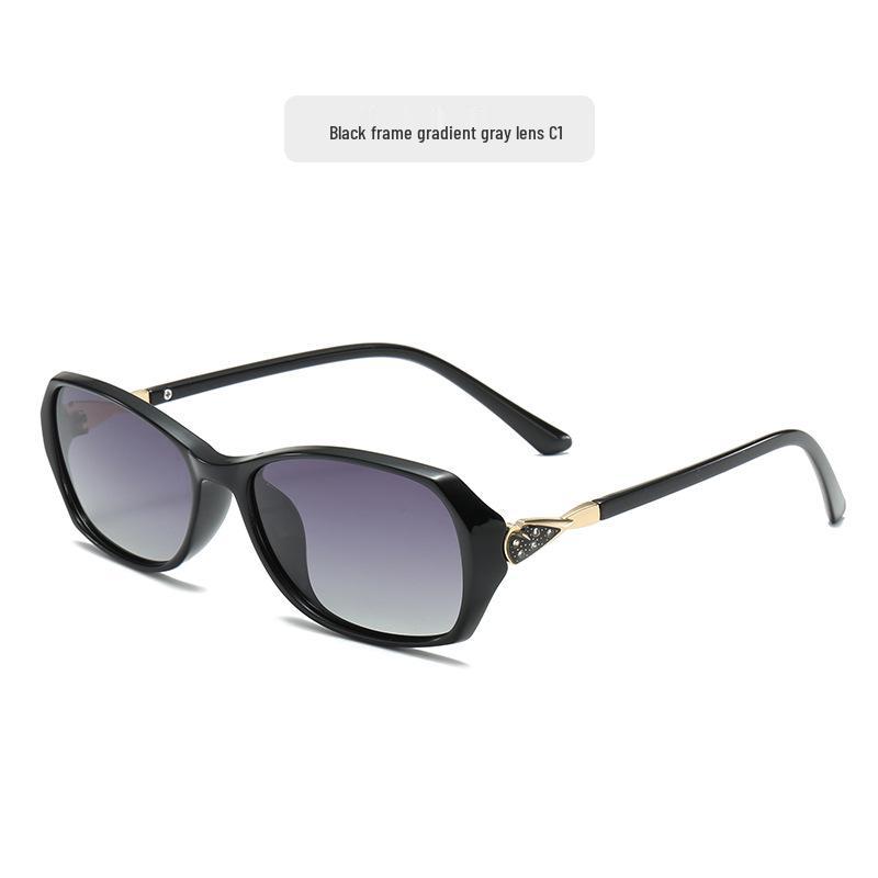 

Элегантные женские поляризационные квадратные солнцезащитные очки TR90 с защитой от УФ-лучей