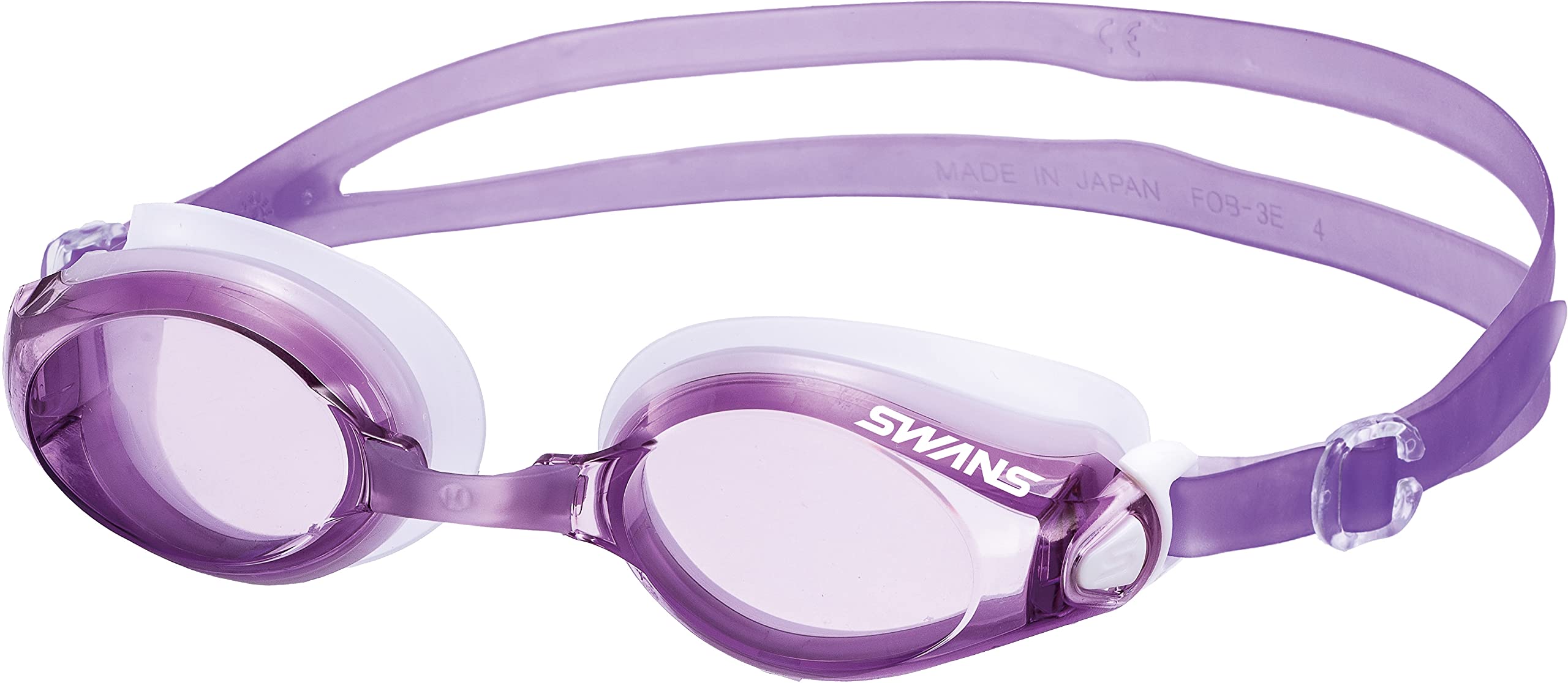 

Japanese Swimming Goggles LAV Lavender Fitness for Adults [SWANS] SW-45N