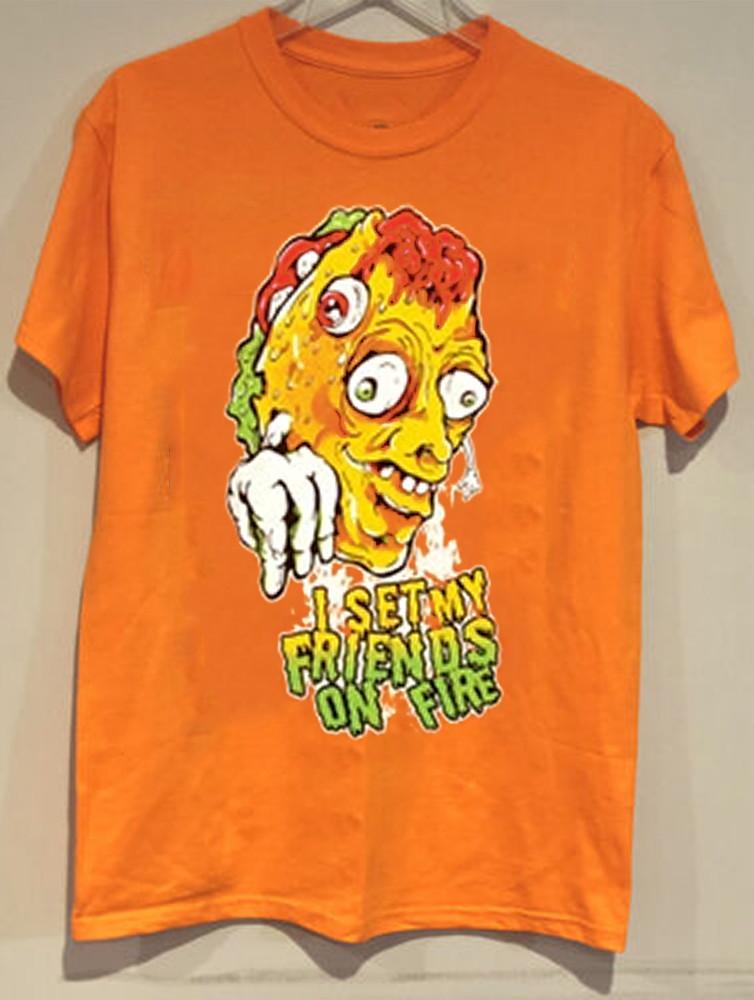 Я Поджег Своих Друзей Taco Hell Футболка Полный Размер S-5XL SO769 Унисекс Футболка XXXL