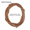 1Pcs 1 Meter Speaker Lead Wire 8/12/16/24/28/32 Strands Repair Braided Copper Wire Copper Speaker Cable for 4-18 Inch Speakers
