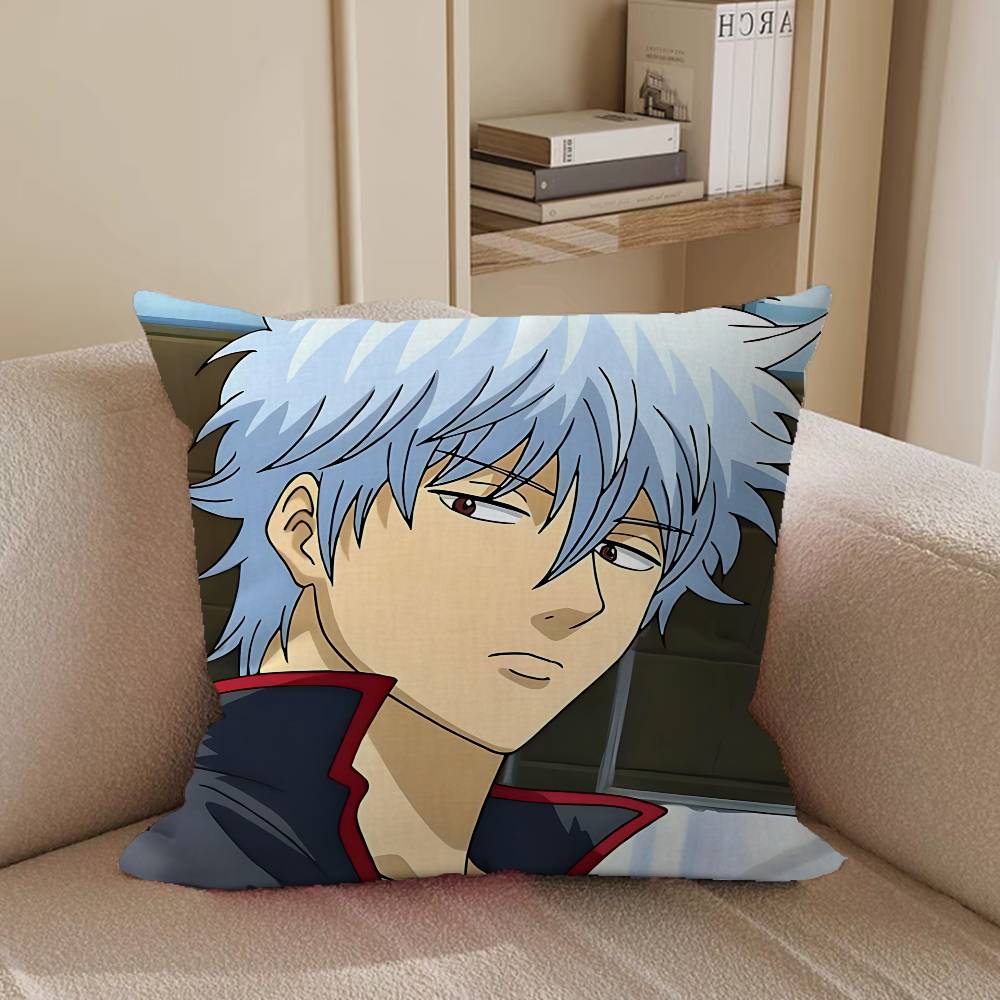 GINTAMA-a Pillow Case Removable Washable Cushion Cover – All-Season Soft Linen