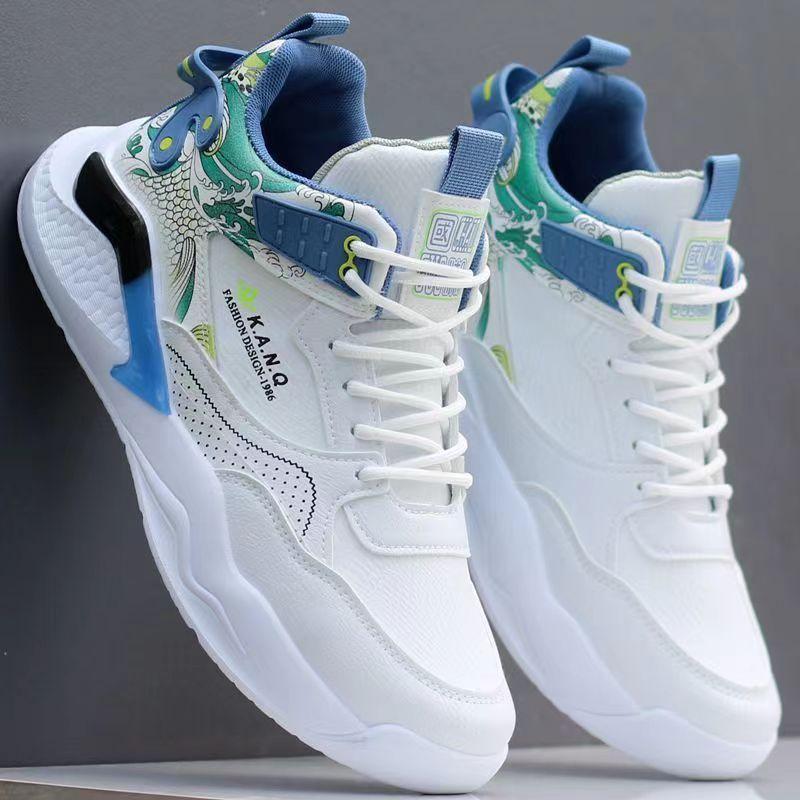 

Мужская обувь новая молодежная повседневная спортивная обувь внешнеторговая удобная дышащая мягкая подошва на шнуровке кроссовки для папы мужские 39