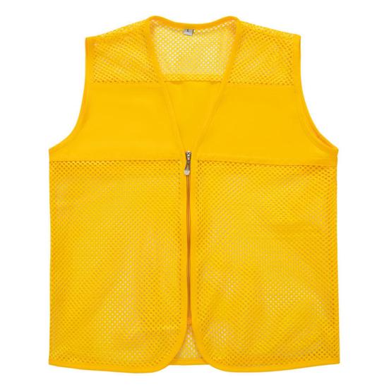 Vest Top Trendy Zipper Closure V Neck Vest Jacket Women Men Uniform Team Top Work Vest Daily Life