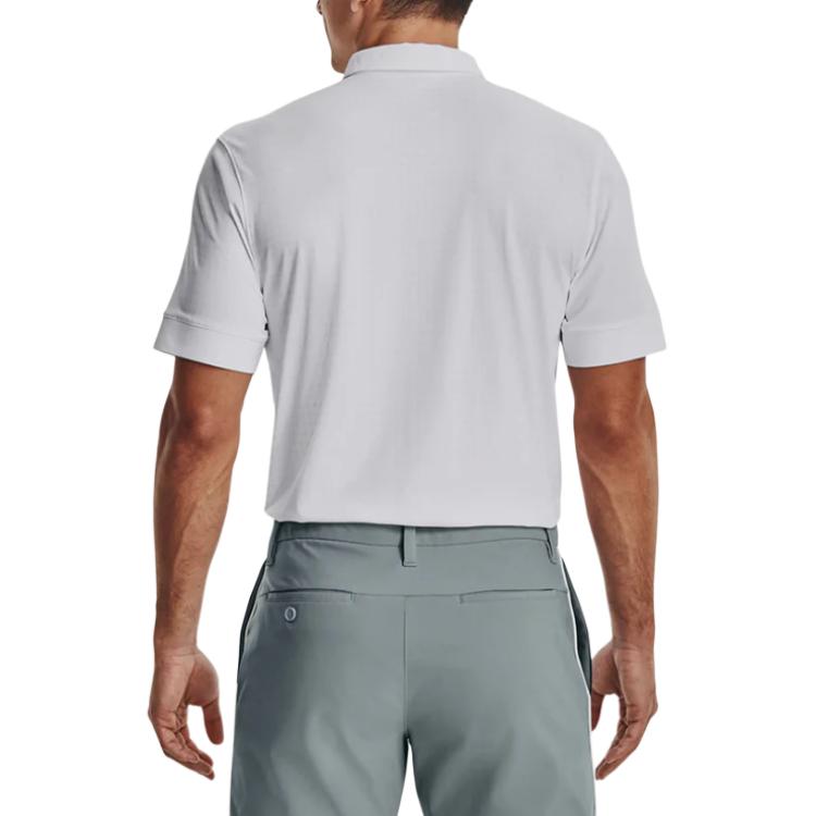 Under Armour Solid Color Pullover Short Sleeve T-Shirt Men Tops White 1377406-100