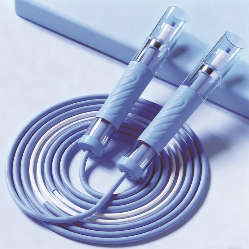 Junshi Transparent Handle Speed Skipping Rope (2-Pack)