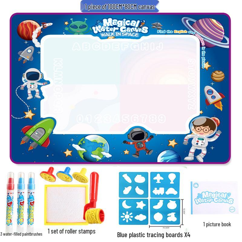 Magic Water Canvas: Children's Colorful Doodle Mat & Drawing Board