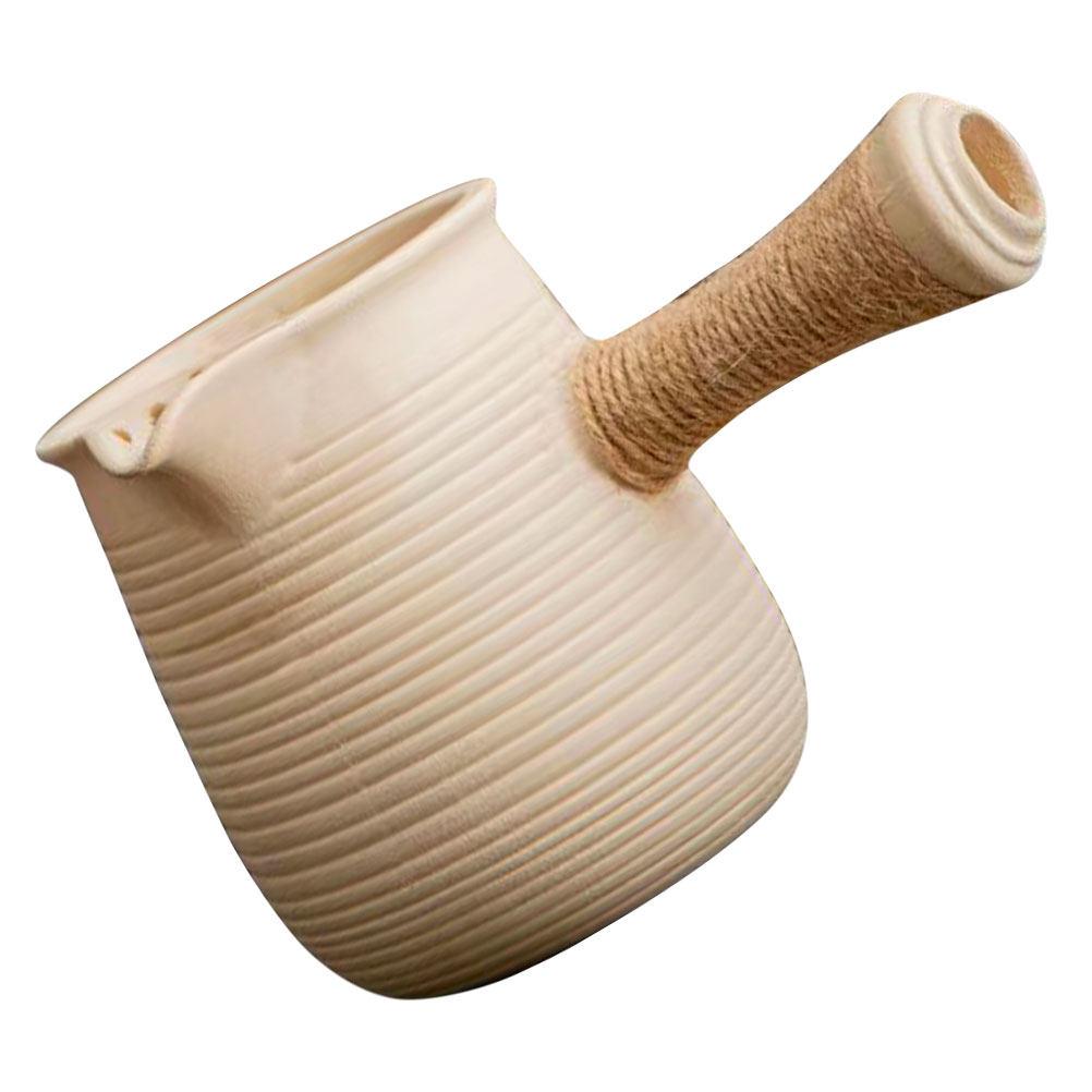 Compact Lightweight Clay Teapot for Daily Use Tea Serving Pot Decorative Retro Kitchen Teakettle Boiling Water Pot Household