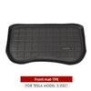 For Tesla Model Y Model 3 2024-23 TPE Car Front Rear Trunk Storage Box Mat Pad Waterproof Protective Liner Trunk Tray Floor Mat