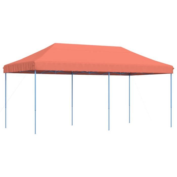 VidaXL Tente réception pliable escamotable terre cuite 580x292x315 cm, tente, tente à auvent, auvent de gazebo 4004941