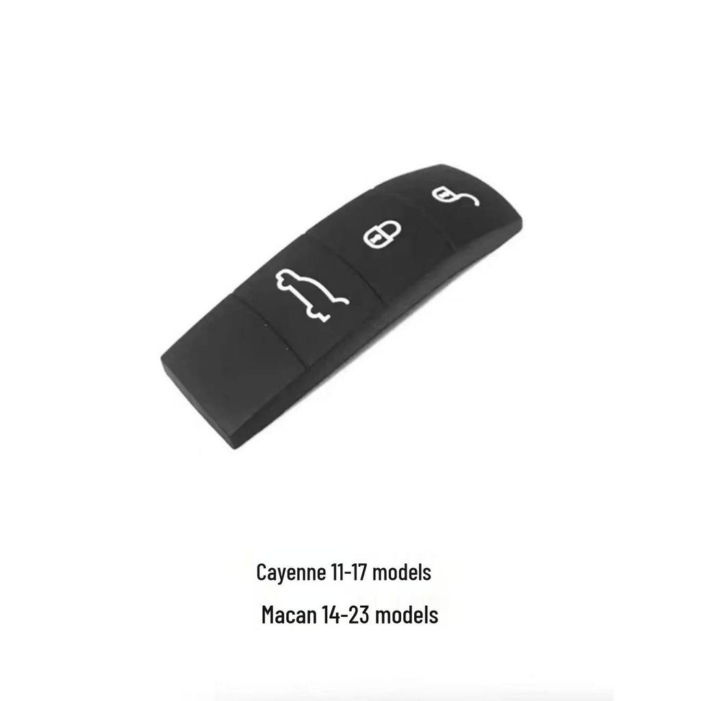 Porsche Key Shell Leather Logo for Cayenne, 911, Macan, 718, Panamera