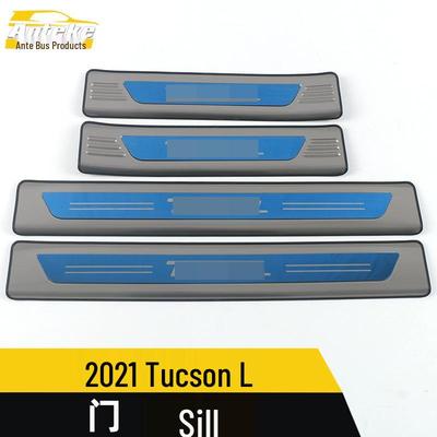Tucson L 21 Einstiegsleisten - Edelstahl Stoßfänger Willkommenspedal Dekorative Aufkleber