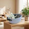 Small Storage Basket Shelf Organizer Multipurpose for Organizing Desktop Sundries Woven