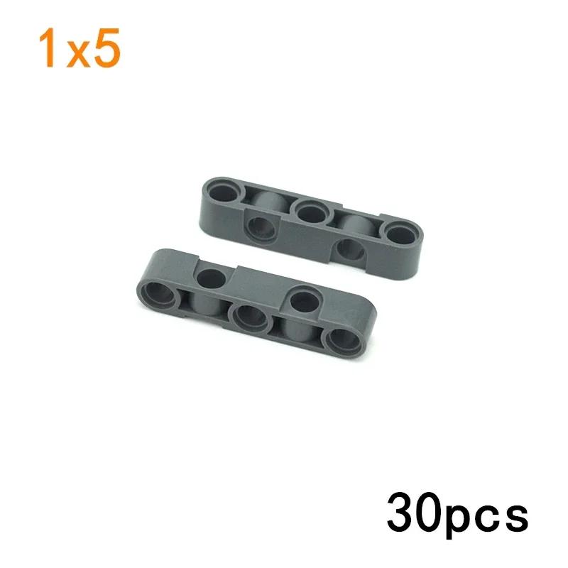 Technical MOC Thick Beam Studless Liftarm with Holes 1x3 1x5 1x7 1x9 1x11 Building Blocks DIY Toys
