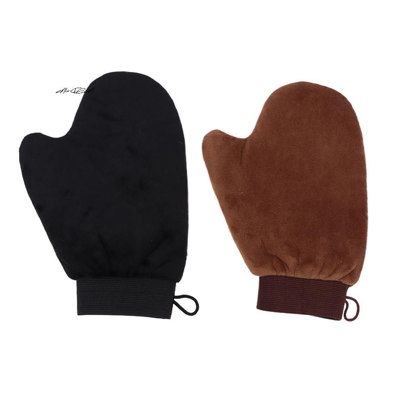 1 Stück Wiederverwendbarer Selbstbräuner-Handschuh Fingerapplikator Bräunungshandschuhe für Körpercreme Lotion Mousse - Einfacher Körperbräuner Reiniger