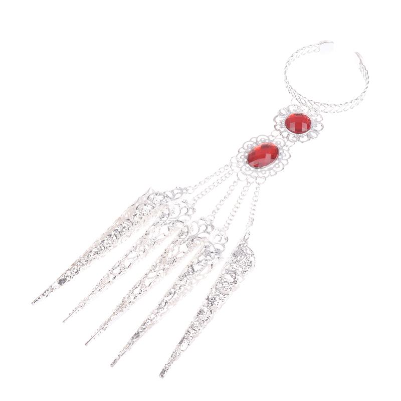 Jewelry Accessories Finger Bracelet Crystal Girl'S Belly Dance Bracelet Jewelry Indian Dance Accessories