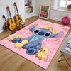 1pc S-Stitch Design Printed Area Rug Carpet for Bedroom Living Room Home Decor Rugs Mat Non Slip Mat Rug for Bedside