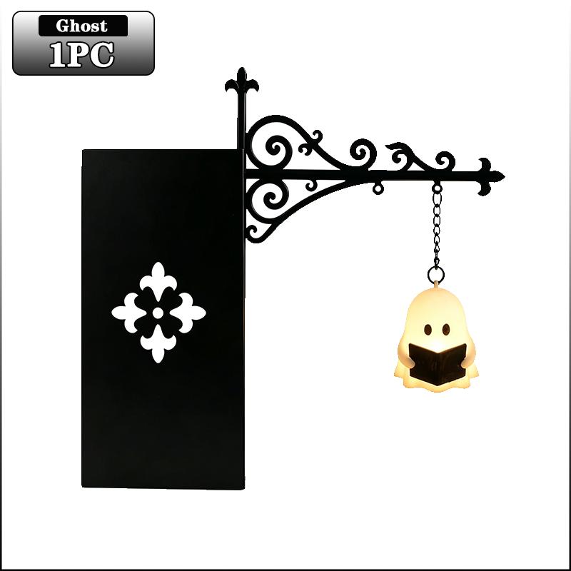 Xiaomi Halloween Library Lantern Mini Bookshelf Lamp Vintage Hanging Shelf Light Decorative Lantern Halloween Gift for Book Lovers