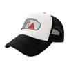 Double Ace Playing Cards Trucker Hat Mesh Back Breathable Adjustable Baseball Cap Casual Unisex Headwear