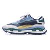 Fila KM2 PO Colorway París Retro Nostálgico Pionero Estilo de Vida Trendy Zapatos Casuales Duraderos de Caña Baja Zapatos Casuales para Hombre Azul Blanco Gris F12M433109FBW