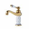 Single-Handle Bathroom Faucet Classic Sink Tap Curved for Vanity