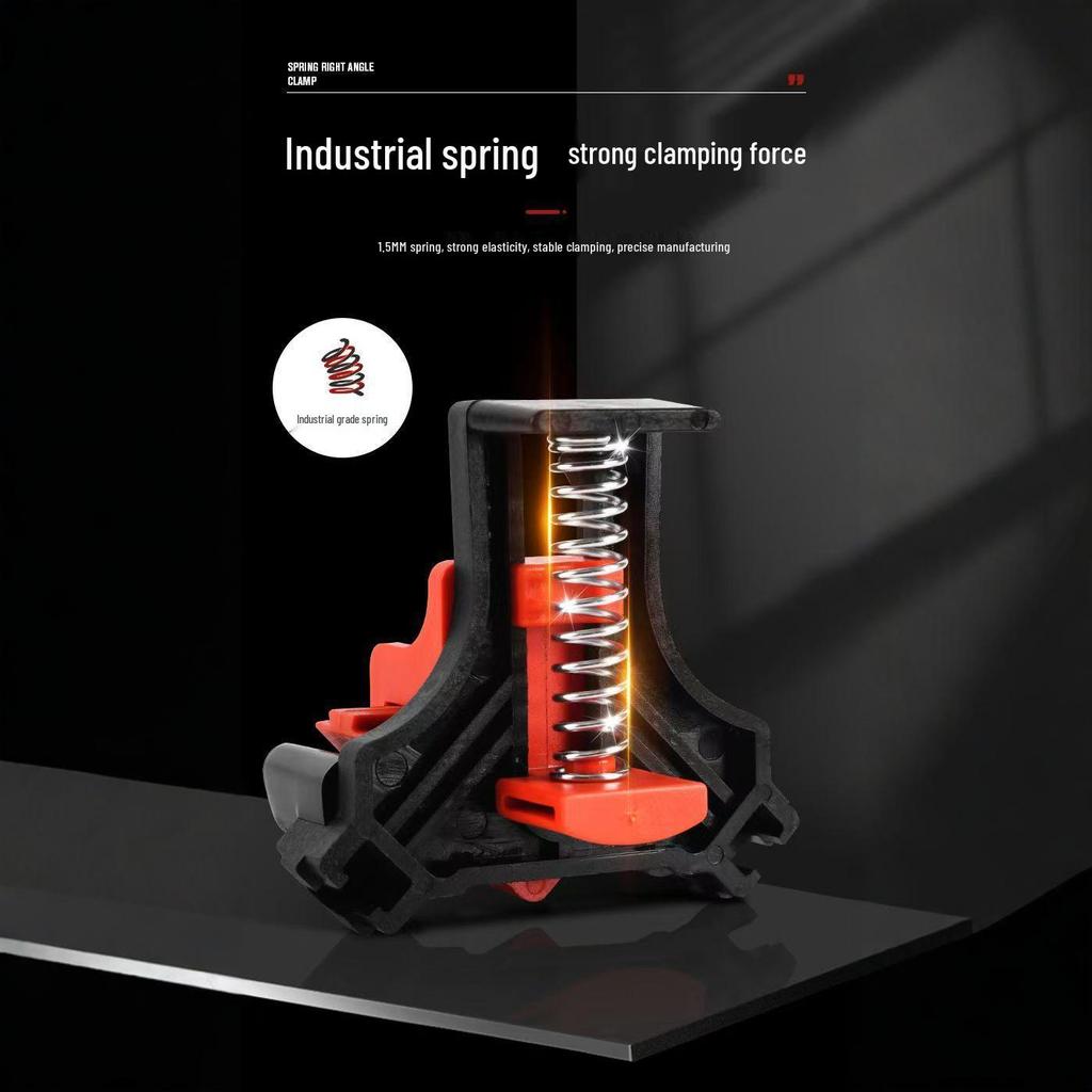 Adjustable 90° Right Angle Woodworking Clamp for Frames
