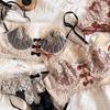 Set de sutien sexy pentru femei, sutien push-up din dantelă ultra subțire, lenjerie de lux cu broderie franceză, sutiene și chiloți sexy pentru femei.