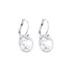 Swarovski Rhodium plated Earrings Womens White