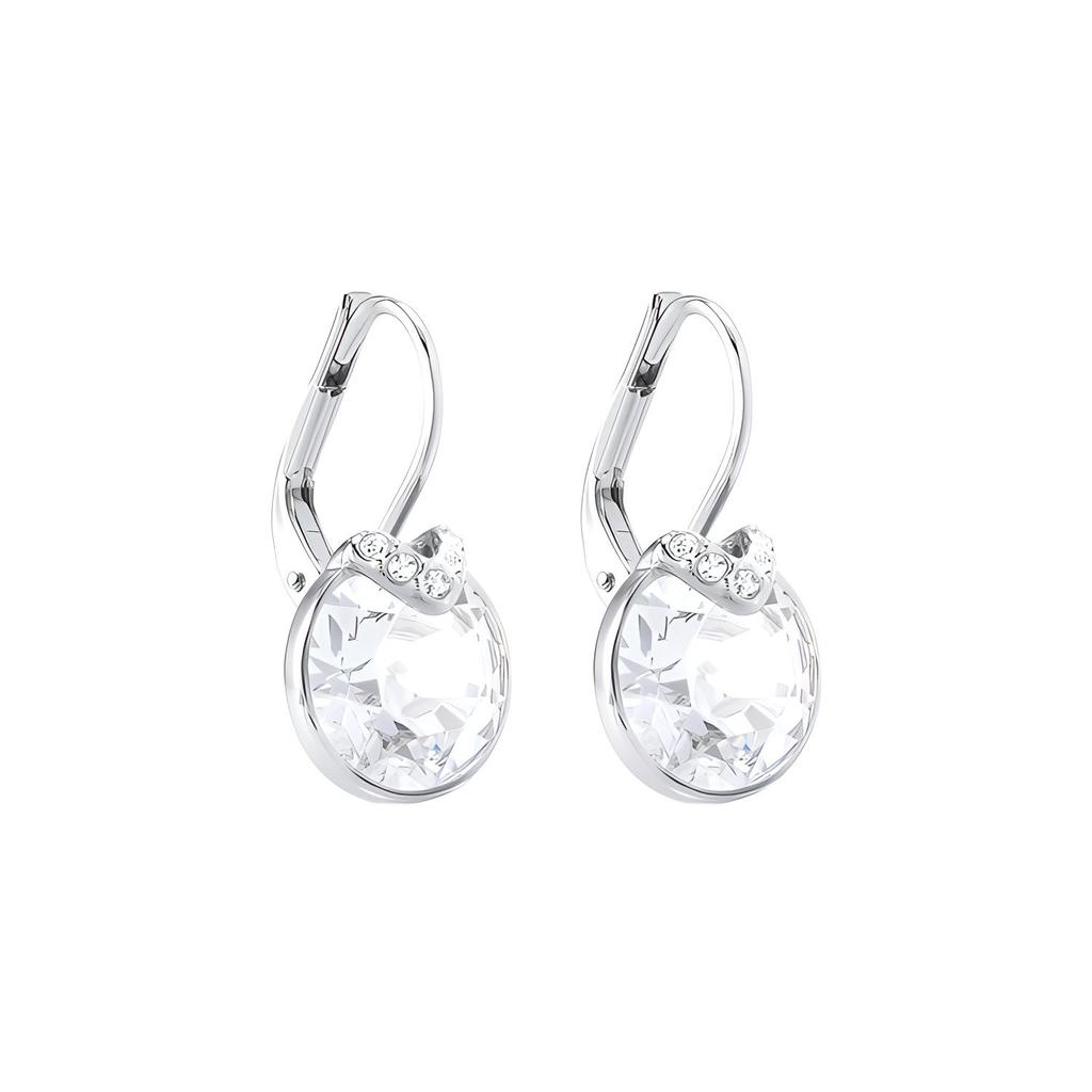 Swarovski Rhodium plated Earrings Womens White