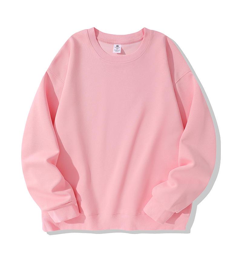 Women's College Style Embroidered Logo Plus Velvet Sweatshirt