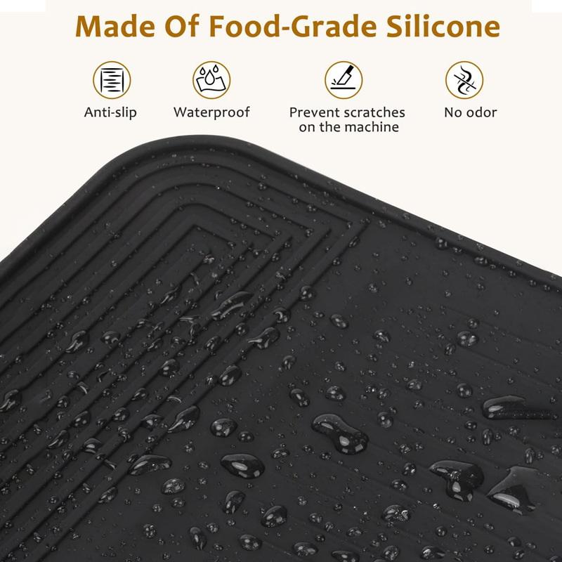 Top Mat For Ninja Luxe Espresso Coffee Machine ES601 Anti-Slip Waterproof Heat-Resistant Luxe Cafe Accessories