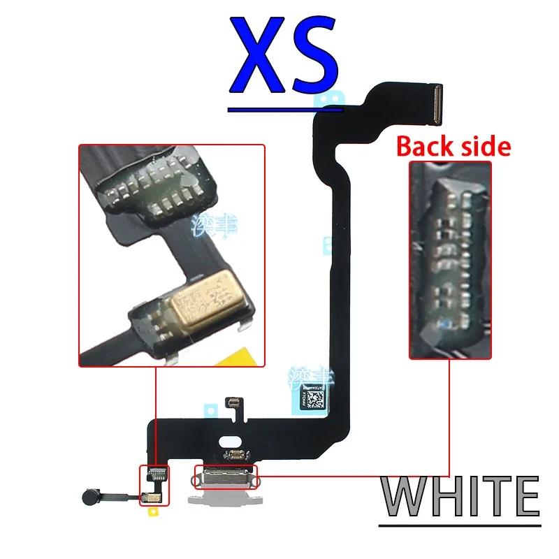 USB Port Charger Dock Connector Mic Cable for IPhone X Xr Xs Max 7 8 Plus Dock Charging Flex Module