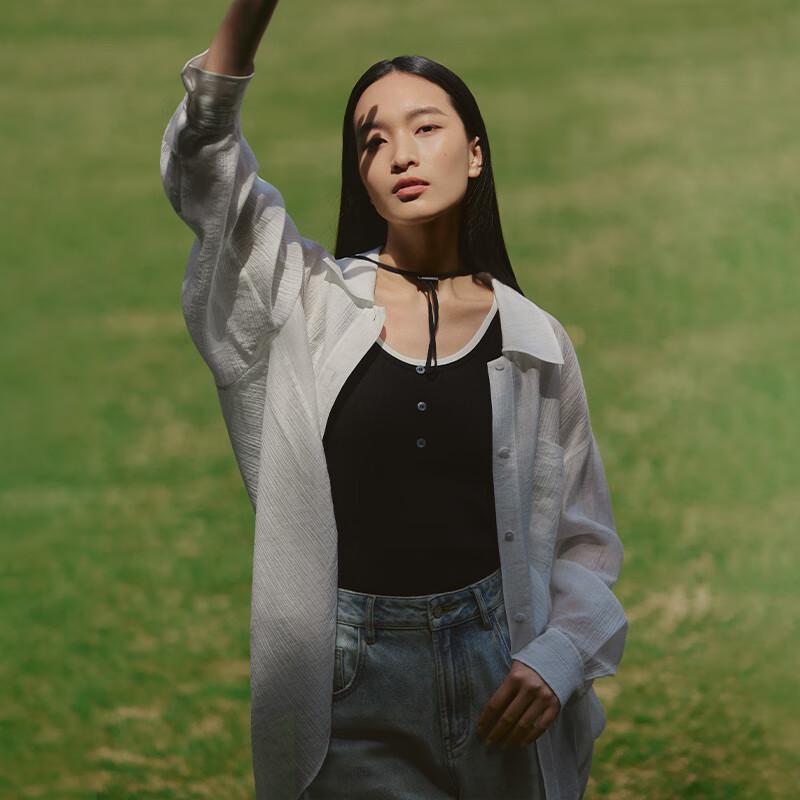 Women's Korean Style Loose Long Sleeve Shirt
