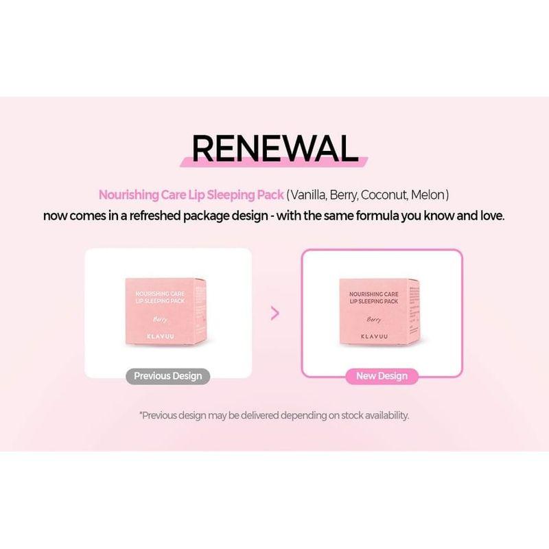 KLAVUU - Nourishing Care Lip Sleeping Pack - 4 Types