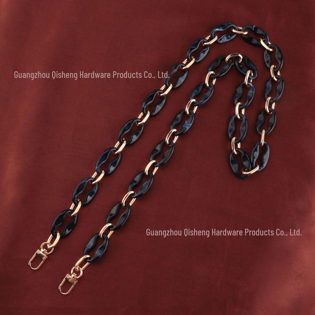 Versatile Retro Acrylic Resin Chain for Phone Case and Bag Accessories