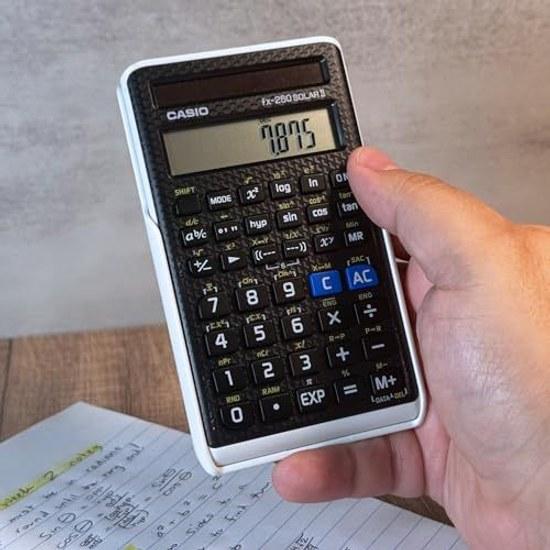 CASIO Function Calculator fx-260 SOLAR II (Black)