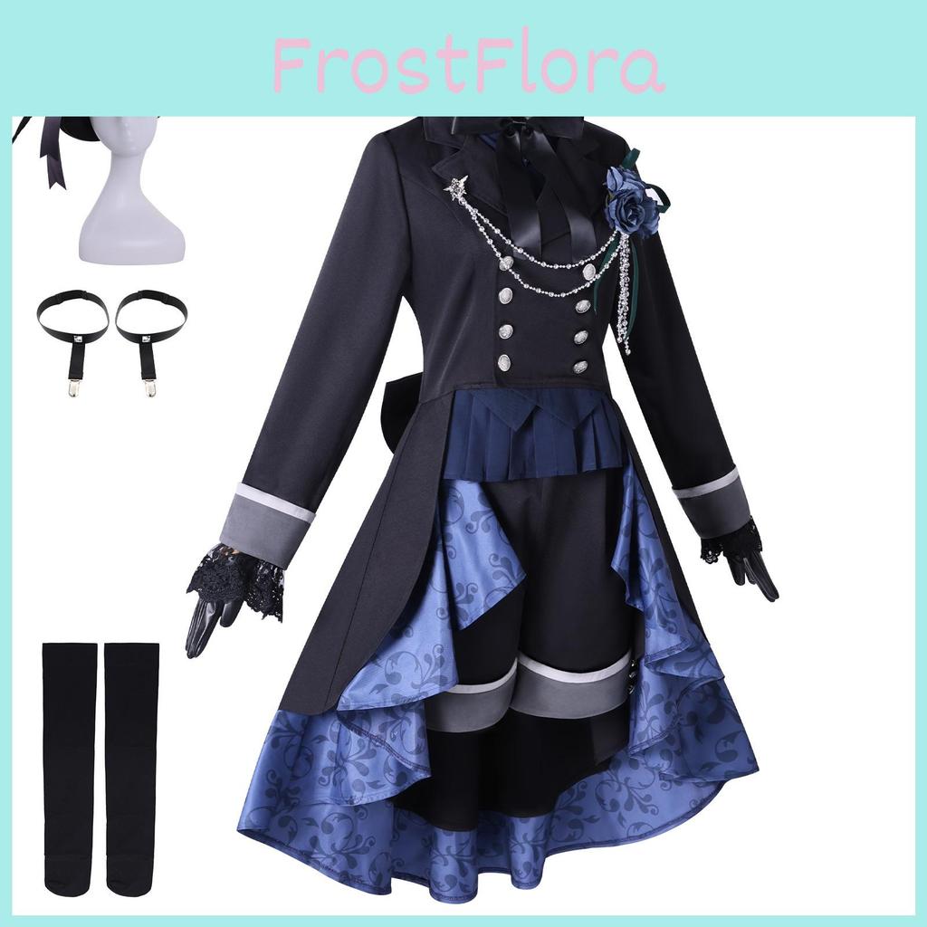 Black Butler Ciel Phantomhive Cosplay Costume For Anime Fan Role Play