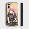 Gotou Hitori Anime B-Bocchi The Rock Phone Case For IPhone 17 Air 16 15 14 13 Pro Max 11 12 Black Silicone Cover