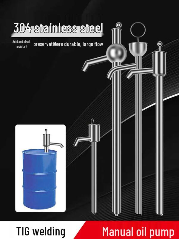 Stainless Steel Manual Liquid Transfer Pump