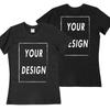 DIY10 Custom Team T-shirt for Women  Add Your Own Design In Front and Back  Print and Text High-quality T-shirt for Men