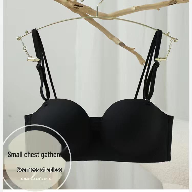 Hot Selling Strapless Push-Up Bra for Small Bust - Wire-Free, Lift & Shape, Anti-Slip, Beautiful Back Design