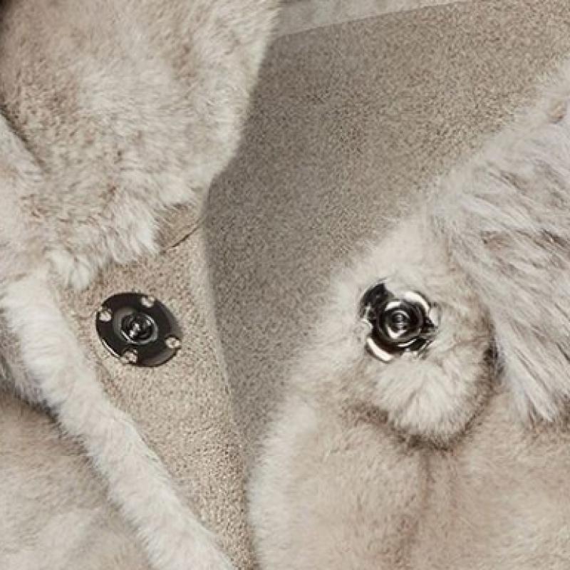 La Belle Shinyoung Fur Fox Trimming Hooded Jacket Lb001jk