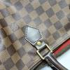 [Pre-Owned] Speedy 30 Checkered Zipper Closure Coated Canvas With Leather Trim Handbag - Good #BHOOEM